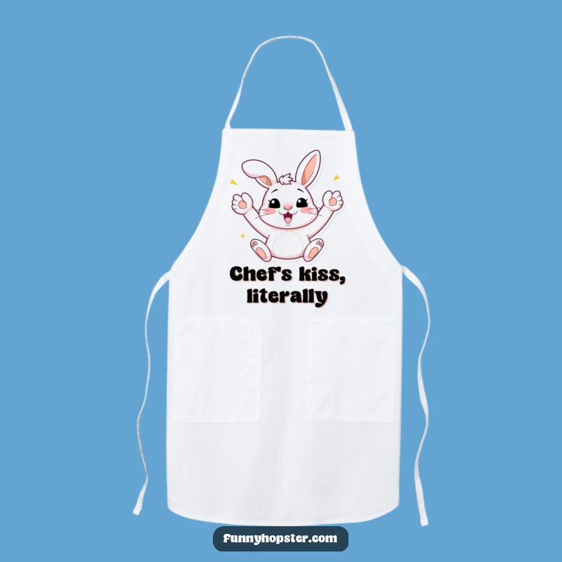 Funny Bunny Celebration Apron: Kitchen Fun for Parties, Unique Funny Gift