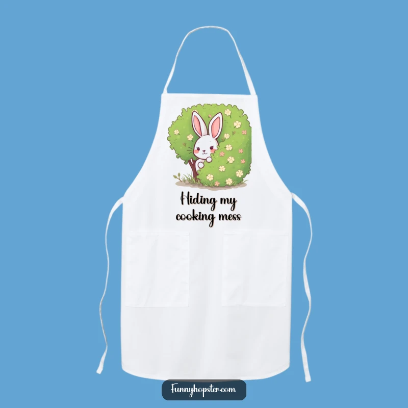 Funny Rabbit Hide-and-Seek Apron: Cook with a Playful Twist