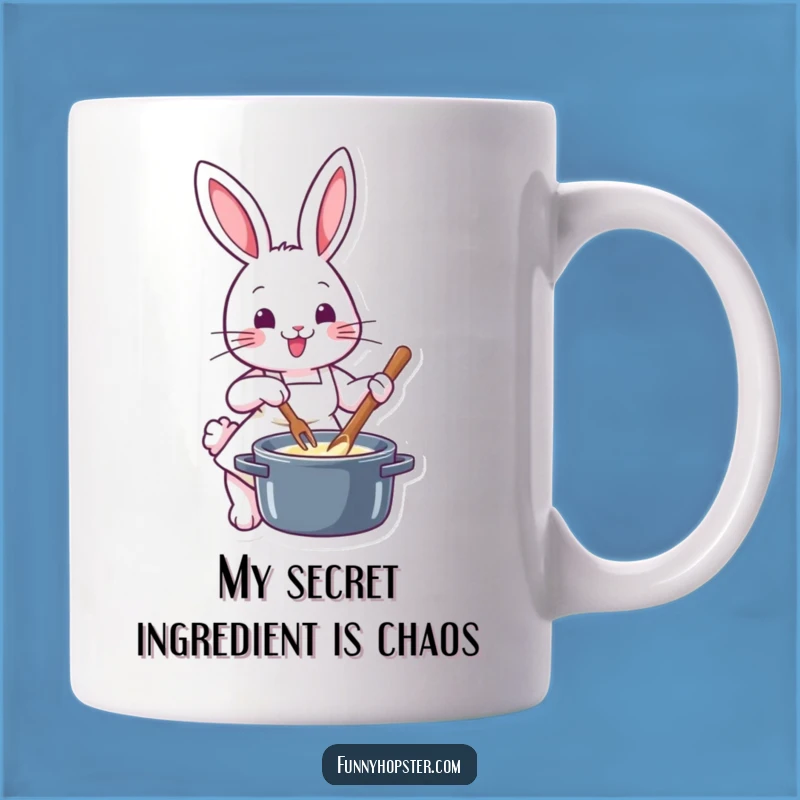 Funny Chef Rabbit Stirring Pot Mug: The Perfect Funny Gift for Foodies