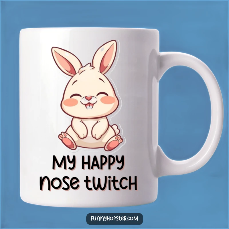 Funny Delightful Bunny Nose Mug: A Hilarious Gift for Expressive Personalities