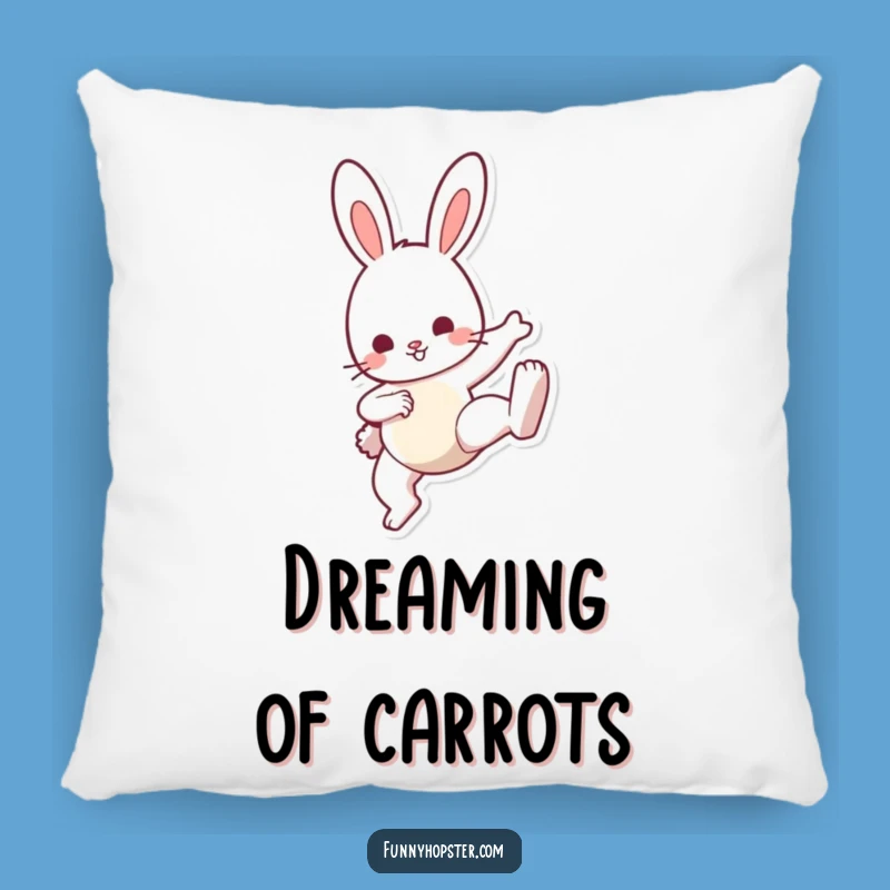 Funny Bunny Kick Pillow: Soft & Snuggly, Adorable Funny Gift