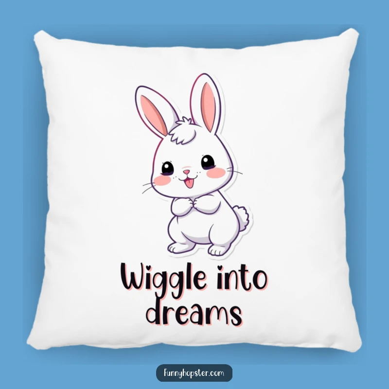 Funny Giddy Rabbit Pillow: Plush Excitement, Comfort Gift