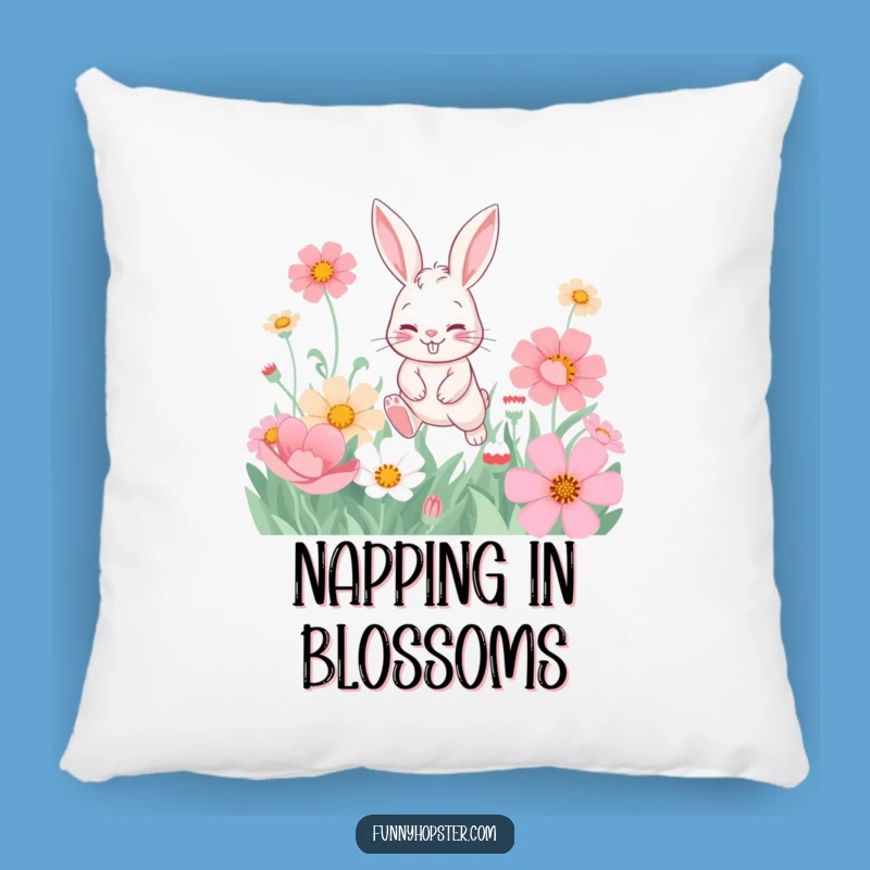 Comfy Funny Mischievous Rabbit Pillow: Add Whimsy to Your Home!