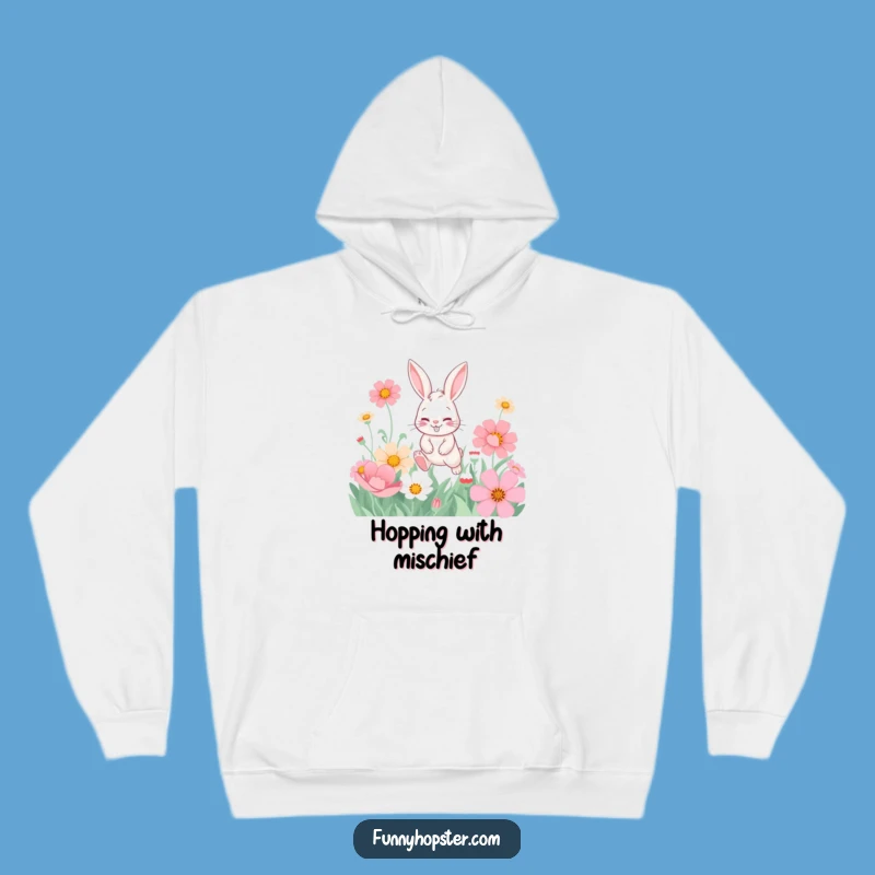 Cozy Funny Mischievous Rabbit Hoodie: Warmth & Whimsy!