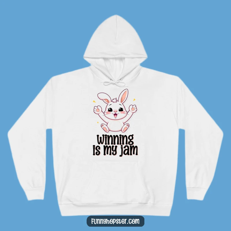 Funny Bunny Celebration Hoodie: Cozy Comfort for Joyful Moments, Great Funny Gift