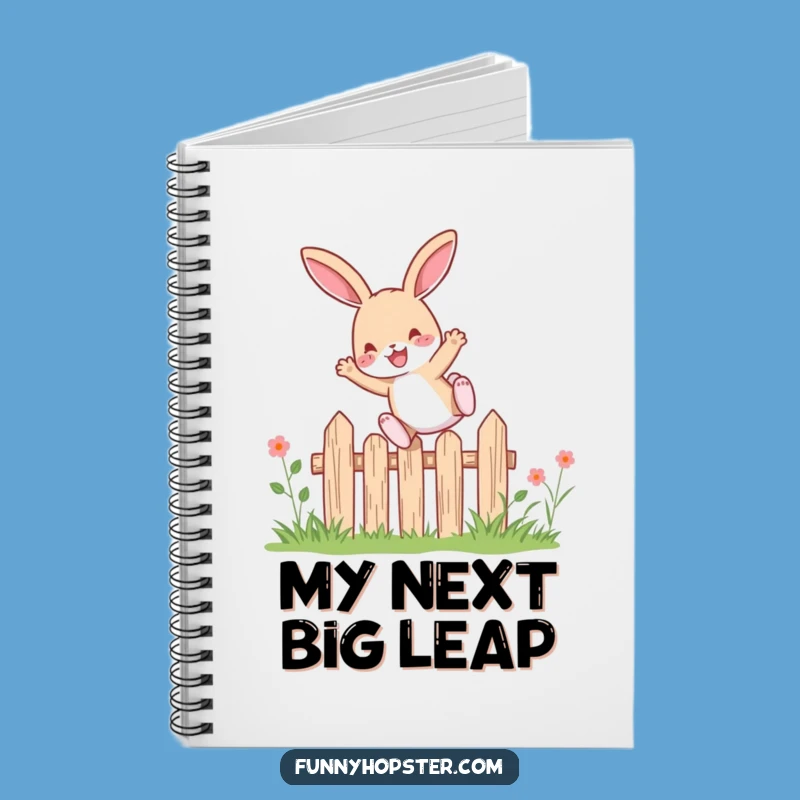 Funny Leaping Rabbit Notebook: Jot Down Joy - Great Funny Gift!