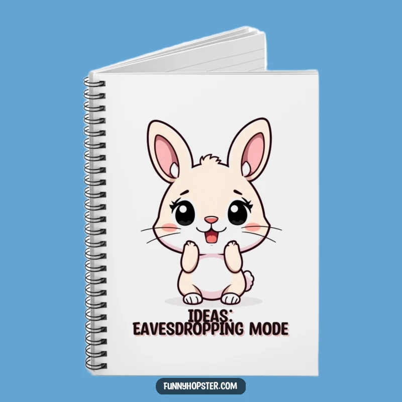 Funny Surprised Rabbit Notebook: Jot Down Your Shocking Ideas