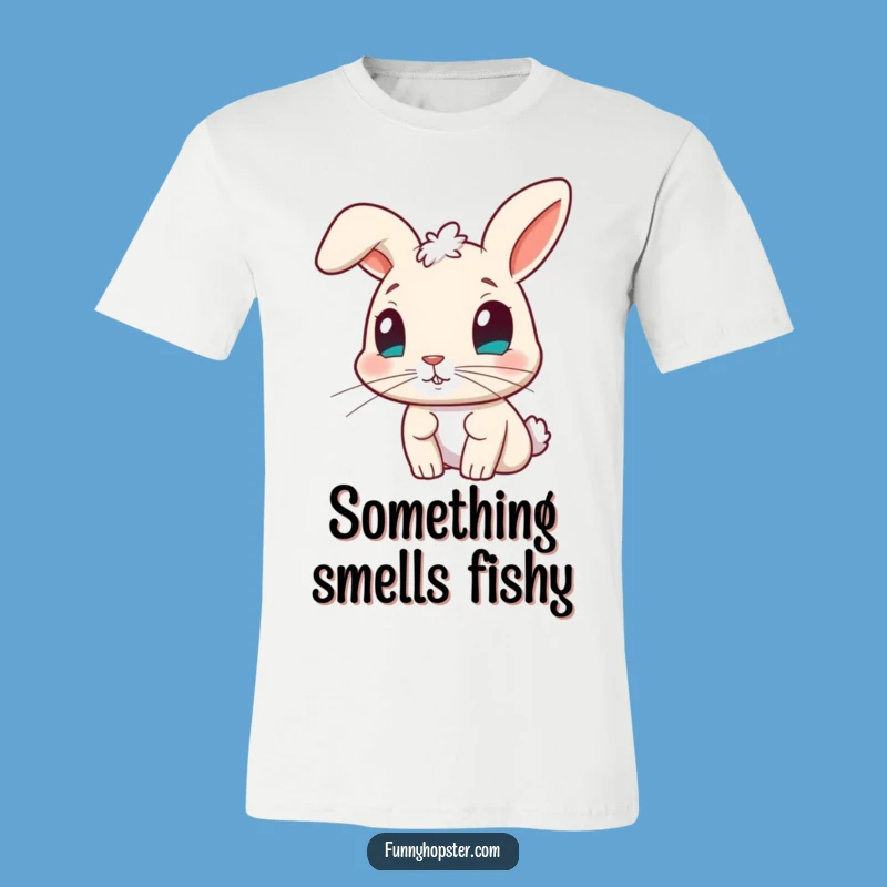 Funny Curious Rabbit Nose Twitch T-Shirt - Amusing & Expressive Tee