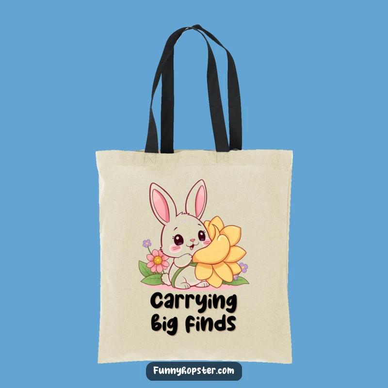 Funny Rabbit Tote Bag: Discovery Design, Practical and Charming Funny Gift